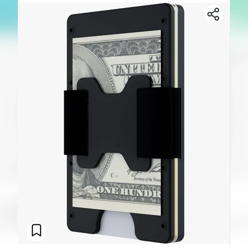 Airtag Wallet with Money Strap